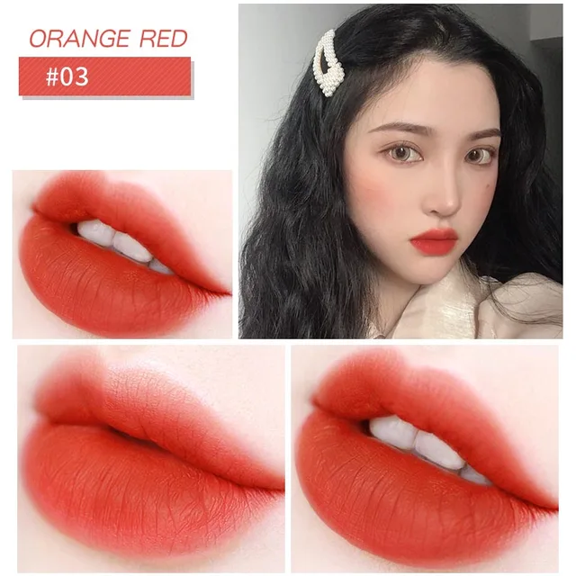 New Matte Velvet Lipsticks 6 Color Long Lasting Waterproof Lipstick