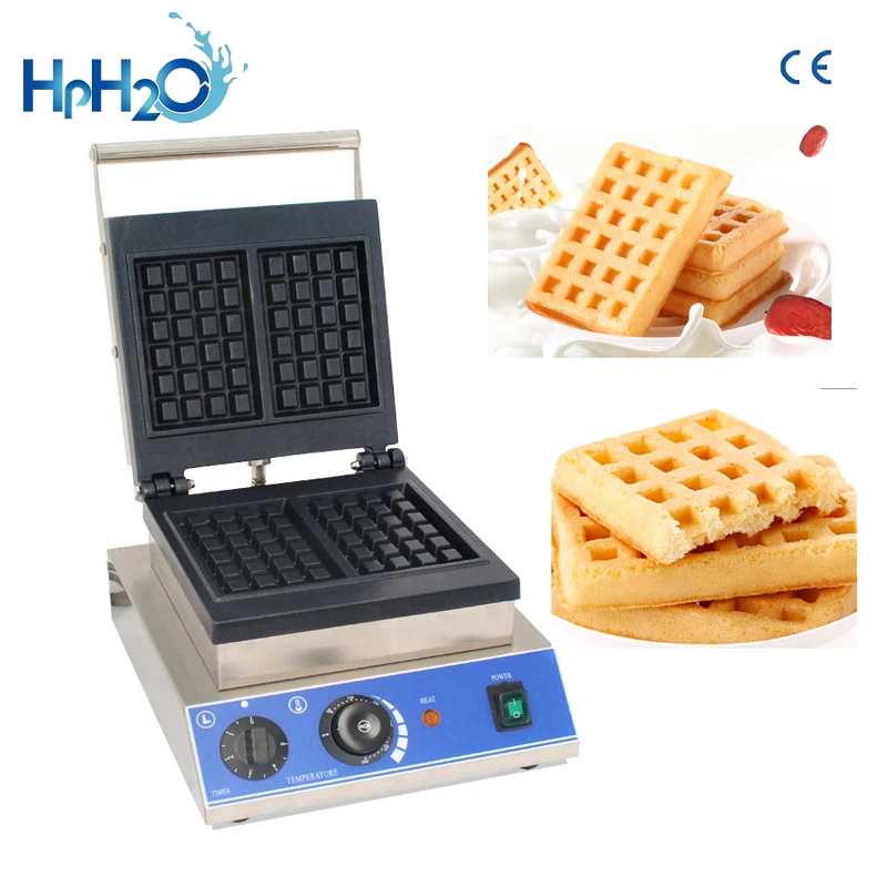 commercial two pcs waffle maker making machine customs iron NO stick coating baker | Бытовая техника