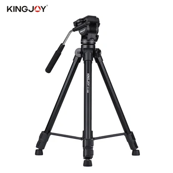 

Kingjoy VT-1500 166cm Lightweight Camera Video Tripod with Panoramic Damping Head Tube for Canon Nikon Sony A7 DSLR Camcorder