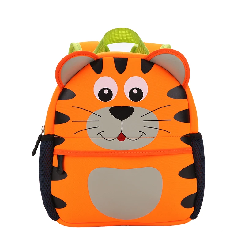 Мягкая Мини-школьная сумка с изображением животных из зоопарка для детского сада, рюкзак с рисунком для девочек и мальчиков, детская школьная сумка, сумка для игрушек, Infantes Mochila