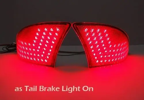  LED Rear Bumper Reflector Brake Light Rear Fog Reverse Tail Lamp for Lexus IS250 IS300 IS350 XE30 2 - 32814192660