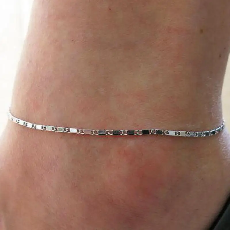 Ножной браслет золотой серебряный ножной браслет для женщин Tornozeleira браслет на ногу Pulsera Chaine цепочка на ногу летние украшения