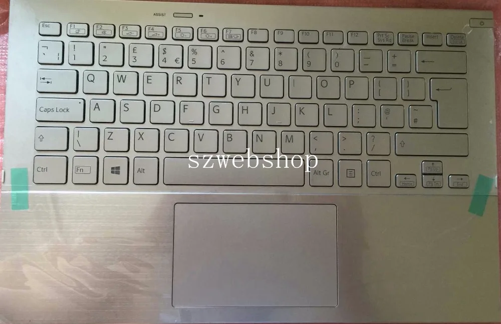 

New laptop for Sony VAIO Pro13 SVP13 SVP132 SVP1321 SVP132A1CL SVP13A1CW SVP132A17T palmrest UK backlit keyboard