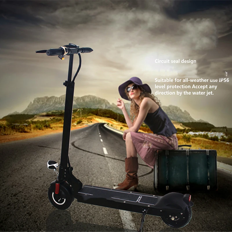 Clearance Mini folding electric bicycle for adult  intelligent  400W10AH waterproof ABS Low noise Ultralight drives a portable scooter 3