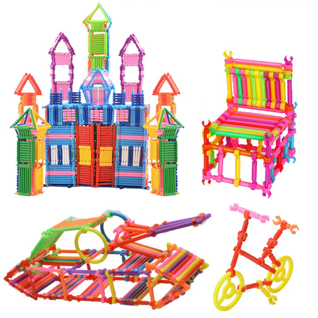 Surwish 1450Pcs Building Block Sticks Toys for Kids Creativity