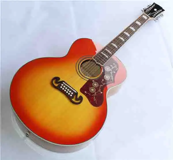 

12 string acoustic guitars,solid spruce top, flamed maple back and side,immediately shipping