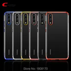 C-ку Bling Покрытие мягкий чехол TPU для huawei P20 Pro P Smart Honor 9 Lite V9 играть NOVA 2 P8 Lite 2017 Mate9 хром крышка 150 шт