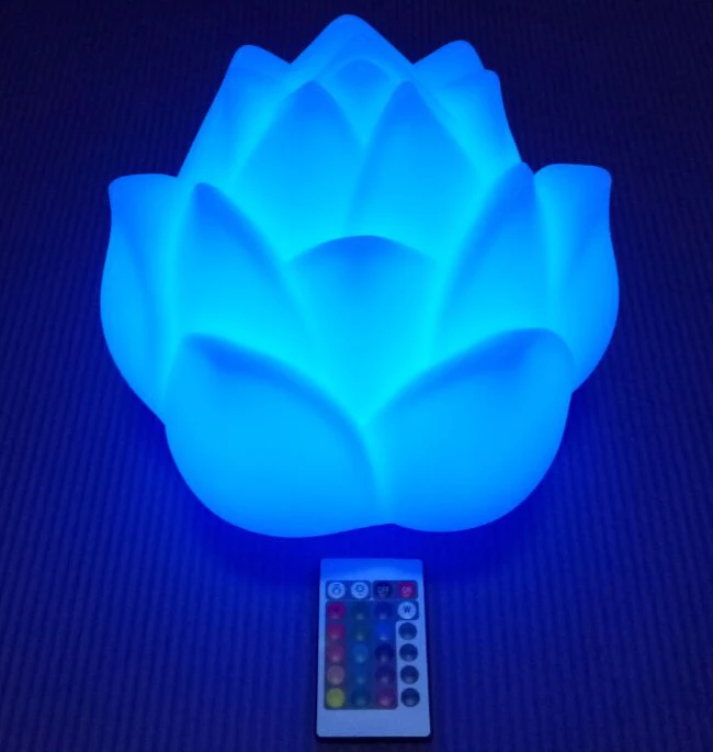 D90мм светящиеся розы светодиодный настольные лампы с прямой зарядкой RGB светодиодный свет для кофейного бара вечерние события 10 шт./лот