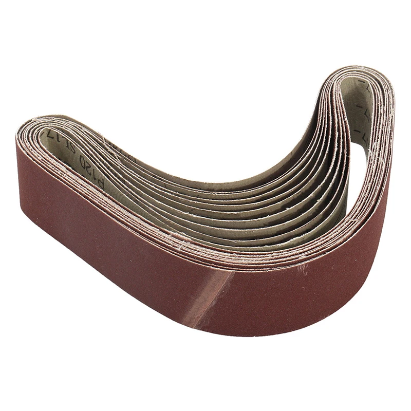 

Polishing Sanding Belts 10Pcs/Set 60/120/150/240Grit 50x686mm Sanding Belts Grinding Polish Tool Z Aluminum Oxide