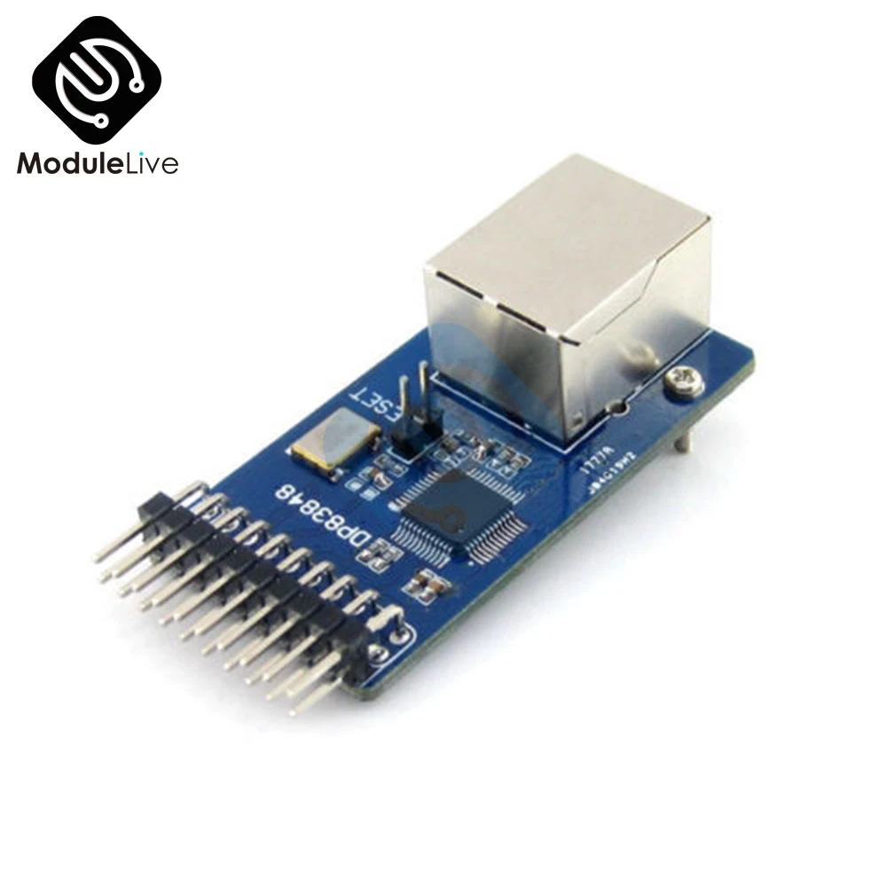 

DP83848 Ethernet Physical Layer Transceiver RJ45 Control Interface Board Embedded WEB Server RJ45 Module Diy kit