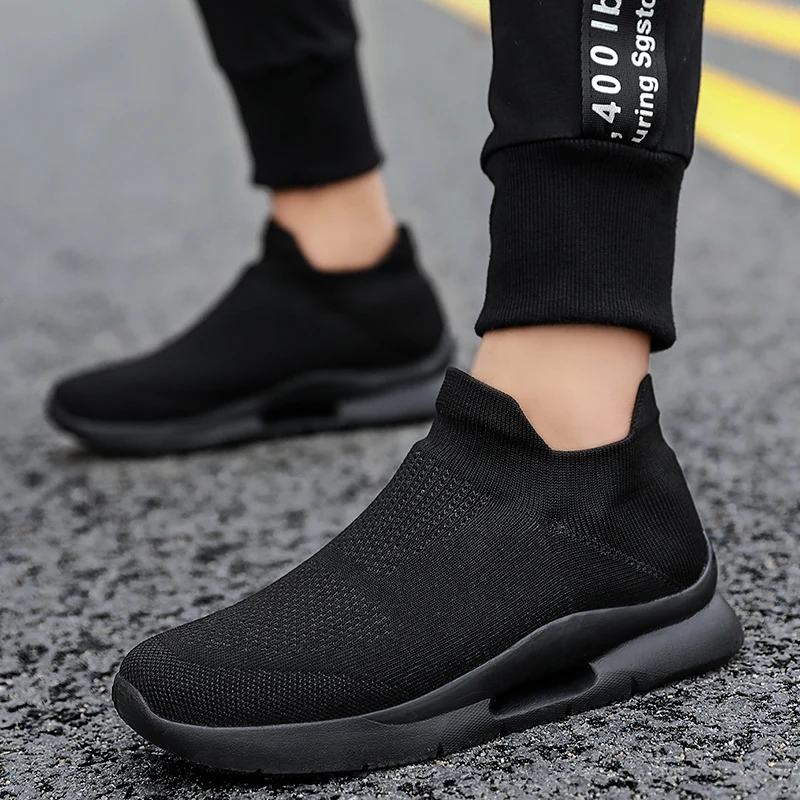Brand 2019 Men Comfortable Casual Shoes Male Adult Shoes Weave Mesh Men Breathable Black Shoes Lightweight Flats Zapatos Hombre Brand 2019 Men Comfortable Casual Shoes Male Adult Shoes Weave Mesh Men Breathable Black Shoes Lightweight Flats Zapatos Hombre