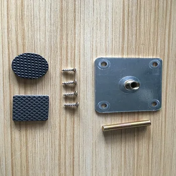 

2.75" Leg Mounting Plates, Furniture Leg Attachment Plates Industrial Strength M8 Sofa Legs with Hanger Bolts,Screws Foot pad