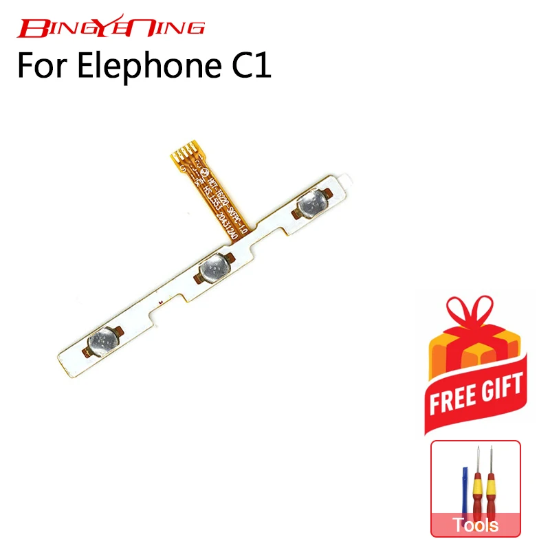 BingYeNing новый оригинальный основной Elephone C1 включение/выключение питания + кнопка