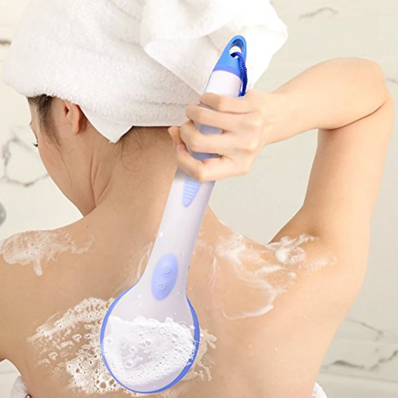 

NEW!!!Bath For Spin SPA Massage Electric Shower Brush 5 in 1 Cleaning System Long-handled