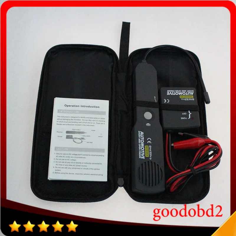 Automotive court et Circuit Ouvert Finder Testeur fil Identificateur flexibe sonde