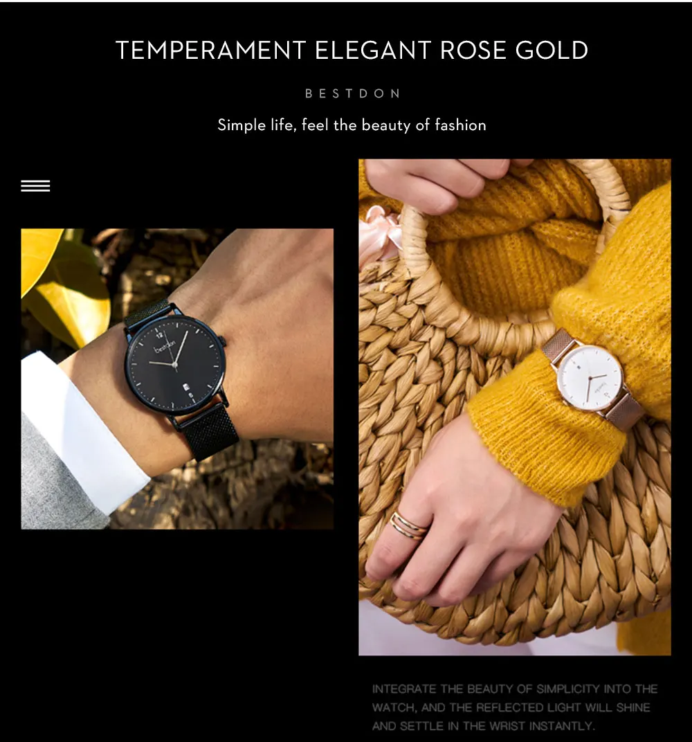 Bestdon женские часы наручные Топ бренд Тонкий Модный минималистичный Xfcs роскошные золотые женские кварцевые часы наручные Relogio Feminino