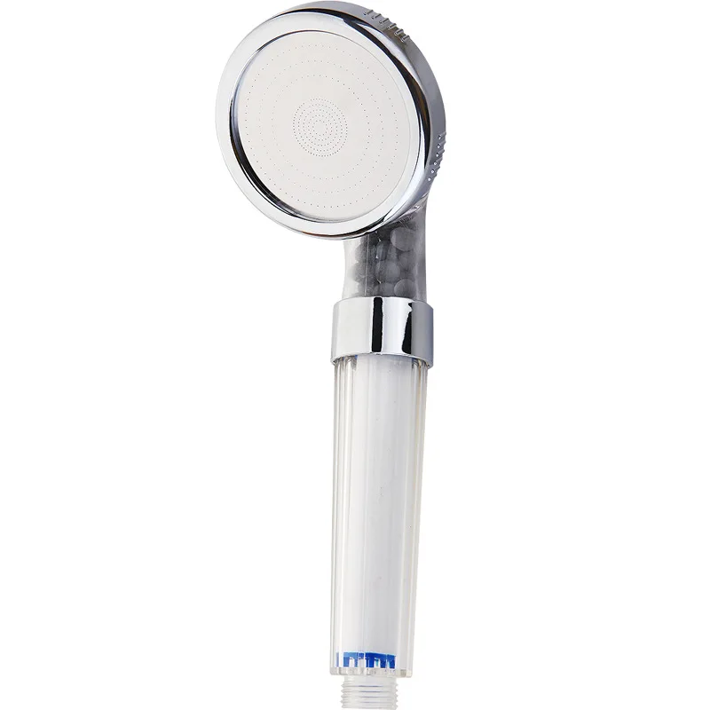 

Shower Bath Head Adjustable 3 Mode High Pressure Stone Stream Handheld Shower Head With Negative Ion Activated Ceramic Balls