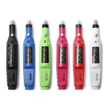 1 Набор 6 бит Электрический Маникюрный станок для дизайна ногтей сверло Ручка Гелевая пленка для полировки наконечники инструментов