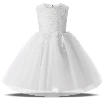 

Wedding girls dresses children's princess dress pettiskirt white costumes vestido