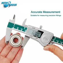 Digital Vernier Calipers Measure 150mm 0.02 Accuracy Micrometer Gauge Measuring Stainless Steel Inspectors IP54 Waterproof