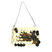 Весна Лето Новая женская вечерняя сумка ручная вышивка блестящие Цепочки сумки высокого класса дизайн градиентные весы клатч