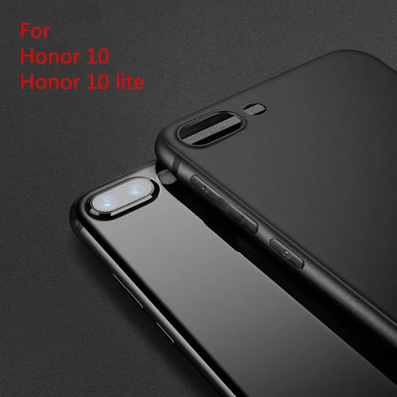 For Huawei Honor 10 Case lite case Soft silicone Frosted Protective Back cover for glass | Мобильные телефоны и