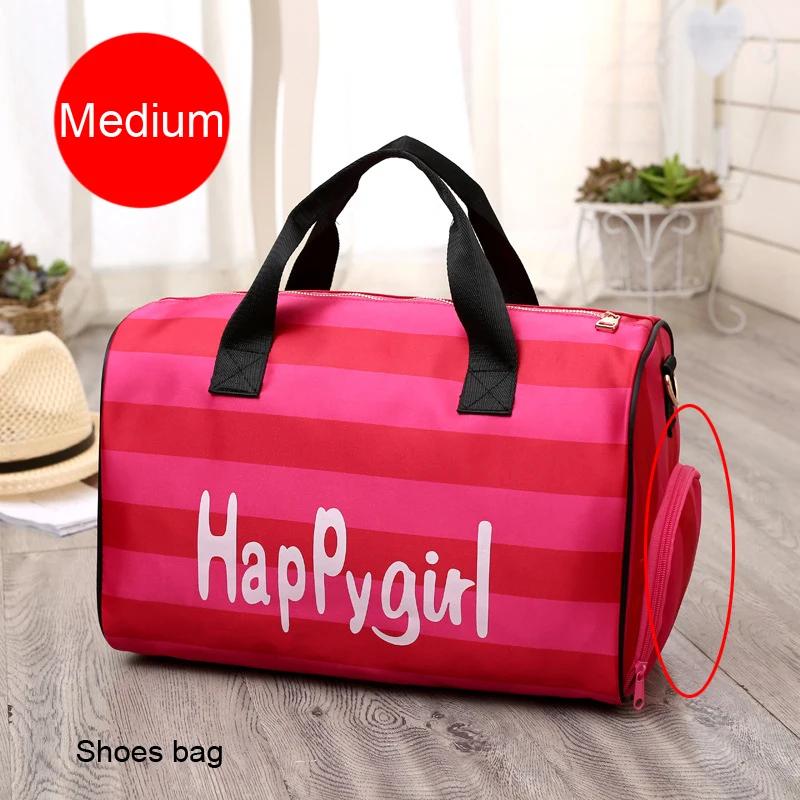 Новая многофункциональная розовая спортивная сумка с буквами для фитнеса женская спортивная сумка Sac De спортивная сумка через плечо сумка дорожная сумка Bolsa - Цвет: Shoes bag M