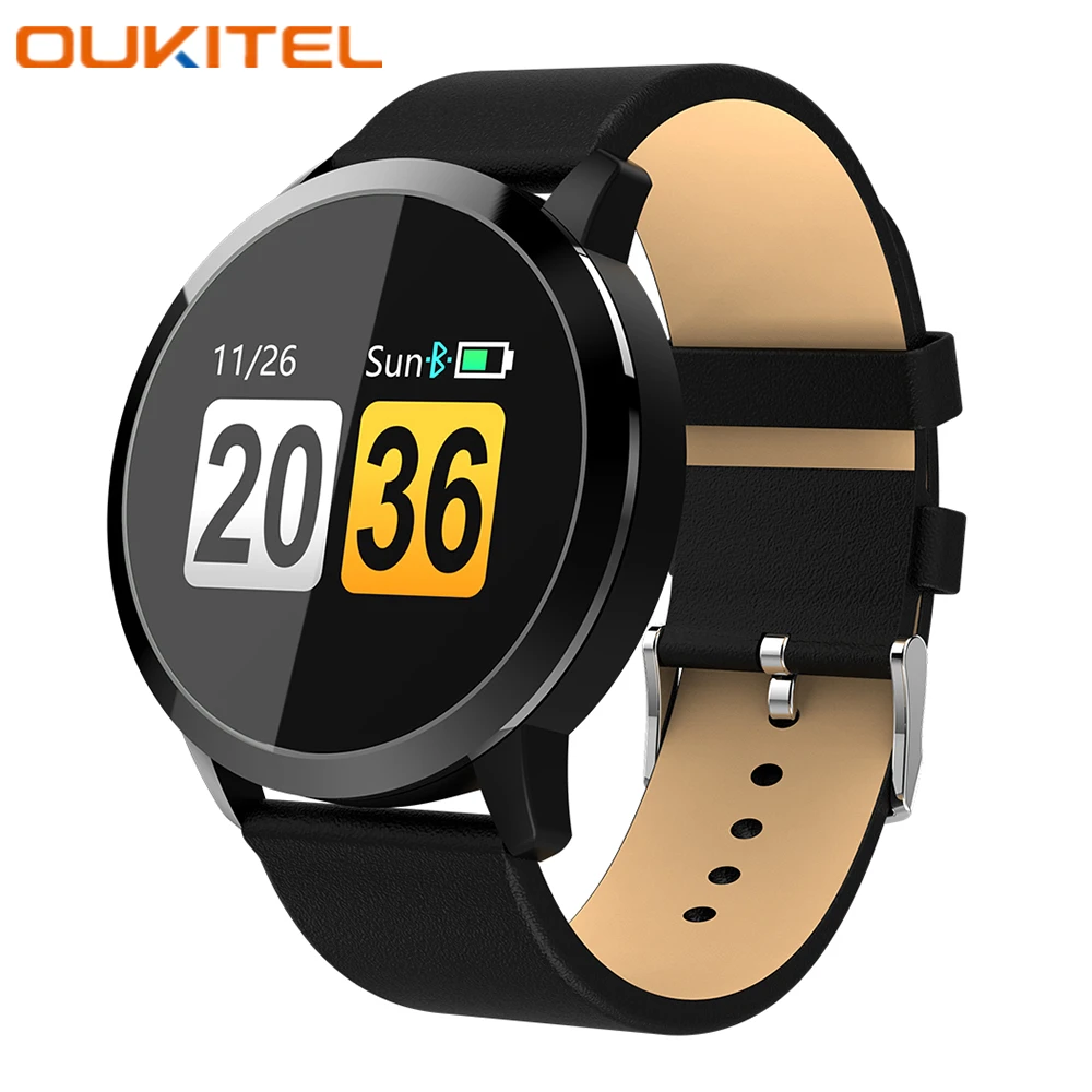 OUKITEL W1 Bluetooth Smart Часы Heart Rate крови трекер сна игры Водонепроницаемый напоминание