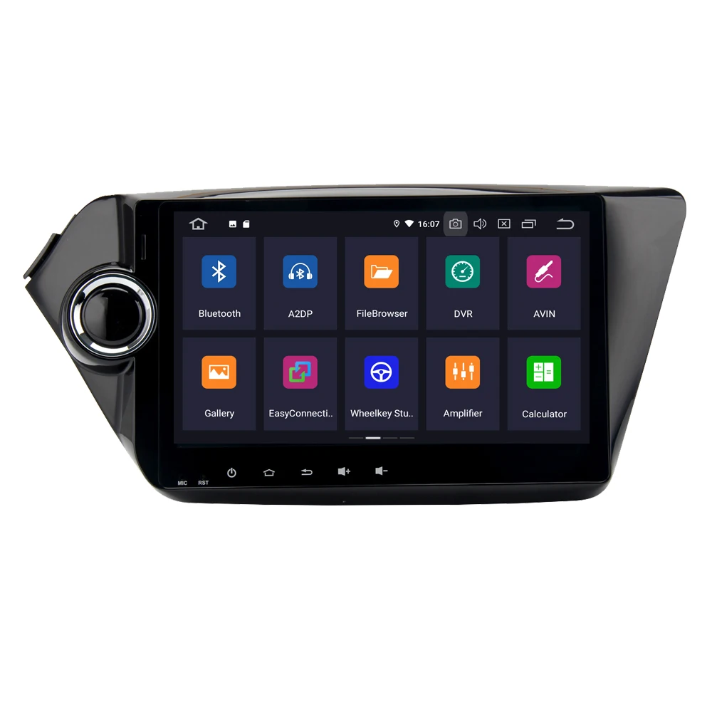 Discount RoverOne For Kia Rio K2 2011+ Android 9.0 Autoradio Car Multimedia Player Stereo Radio GPS Navigation Head Unit NO DVD 1