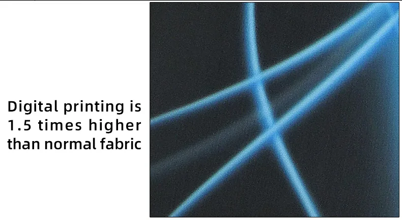 1 (8) Digital printing is 1.5 times higher than normal fabric