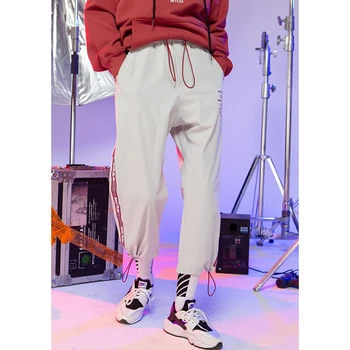 

Fashion Women's Hip-hop Elastic Waist Harem Pants 2019 New Arrival Streetwear Baggy Pants Women BF Style Casual Trousers