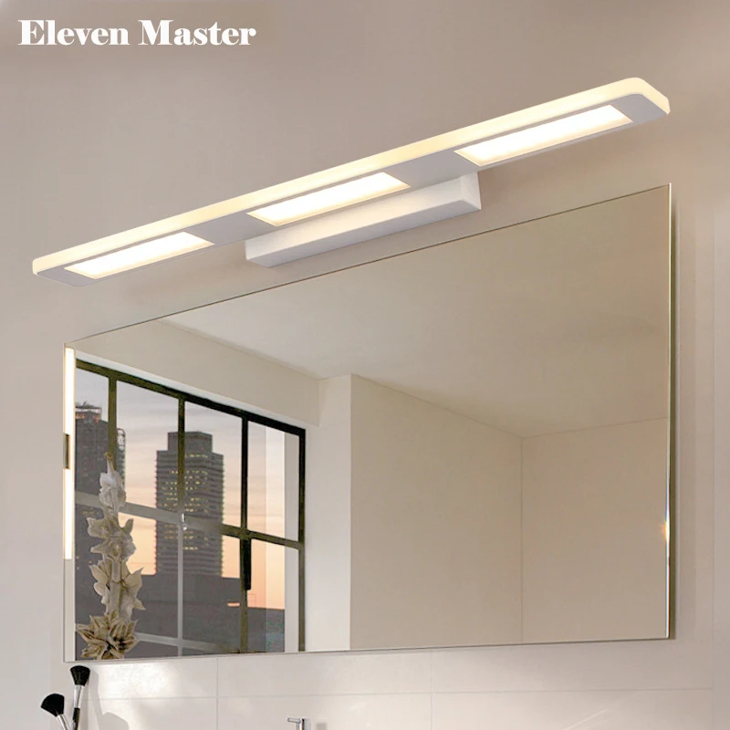 

minimalist mordern mirror lamp with plug bathroom wall light LED mirror moisture proof light mirror cabinet wall lamp KML0050