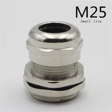 1 шт M25* 1,5 Никель латунь металл силикагель Водонепроницаемые кабельные сальники разъем применить к кабелю 10-14 мм