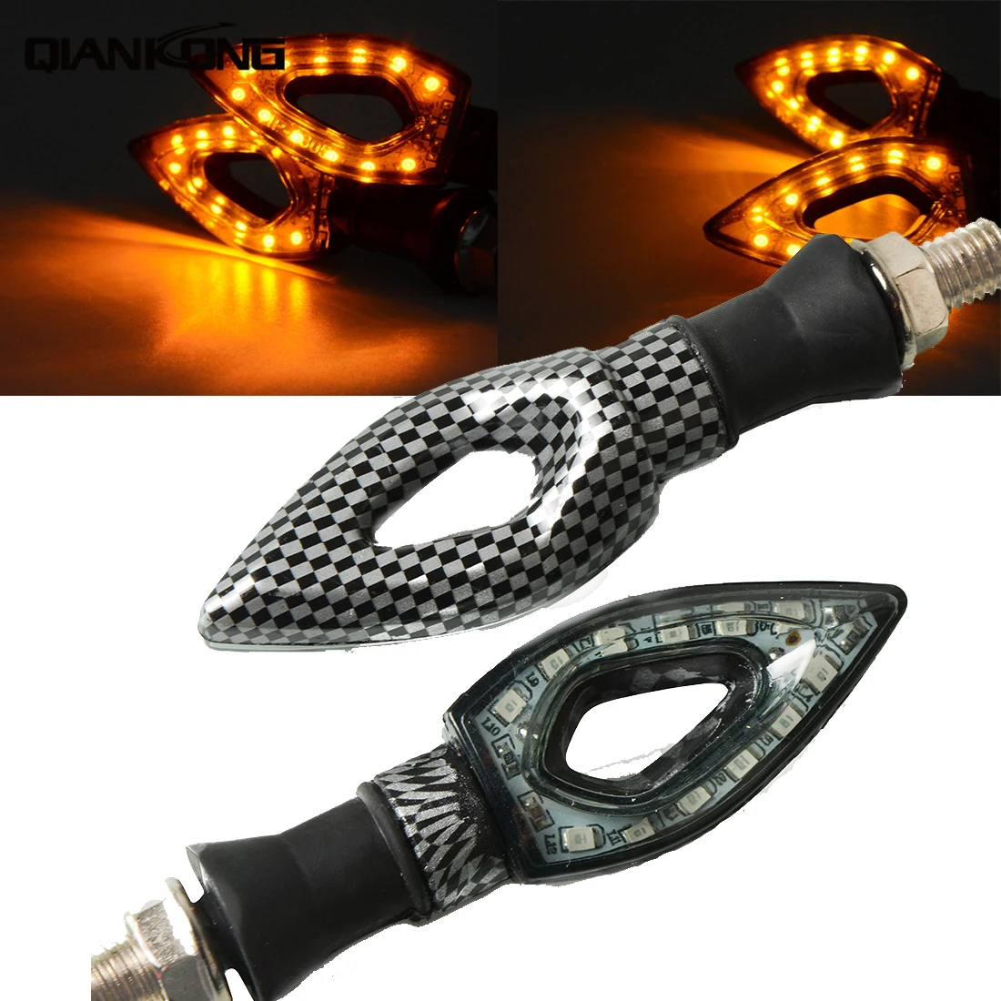 

For yamaha fz1 fazer fz6r fz8 xj6 fz6 mt-09 FZ-09 mt07 mt-07 XT660R Motor LED Turn Signal Light 12V Indicator Light Bike Lamp