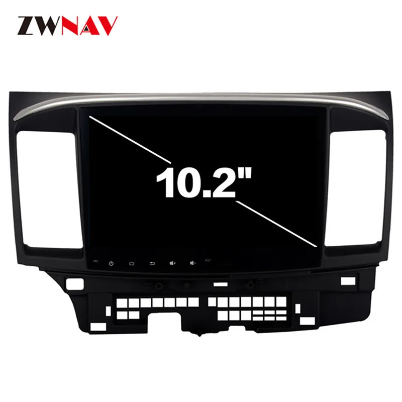 Perfect Android 9.0 Car Multimedia Player GPS Navigation Head Unit For Mitsubishi Lancer Lancer X Galant Fortis 2007-2017 EVO 10 IPS 10