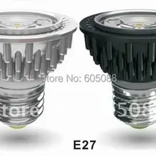 Отвечают требованиям стандартов UL/Energy Star, перечисленных 2835 SMD светодиойдная 5 Вт, черный и серебряный цвет корпуса, AC100-240v, GU10/E27 база, 10 шт./лот Акция