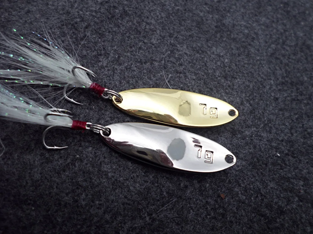 5g 7g 10g 15g Spoon Lure Metal Fishing Lure 2 colors Bass Hard Baits Pesca Peche Fishing Tackle Wobblers