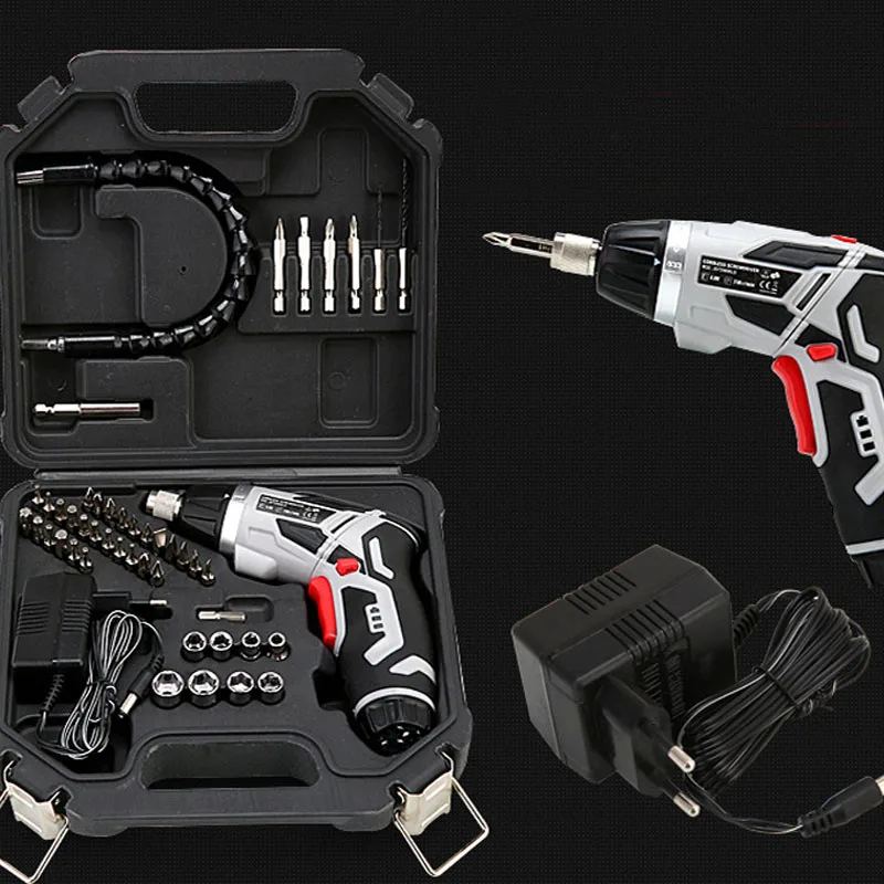 

Electric Screwdriver Drill Multi-function lithium battery rechargeable hand drill electric screwdriver with flashlight