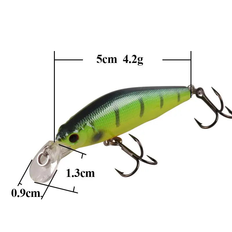 Smart Минноу 5 см/4.2 г Рыбалка Пластик Приманки Тонущий VMC крюк иска де PESCA leurres дур