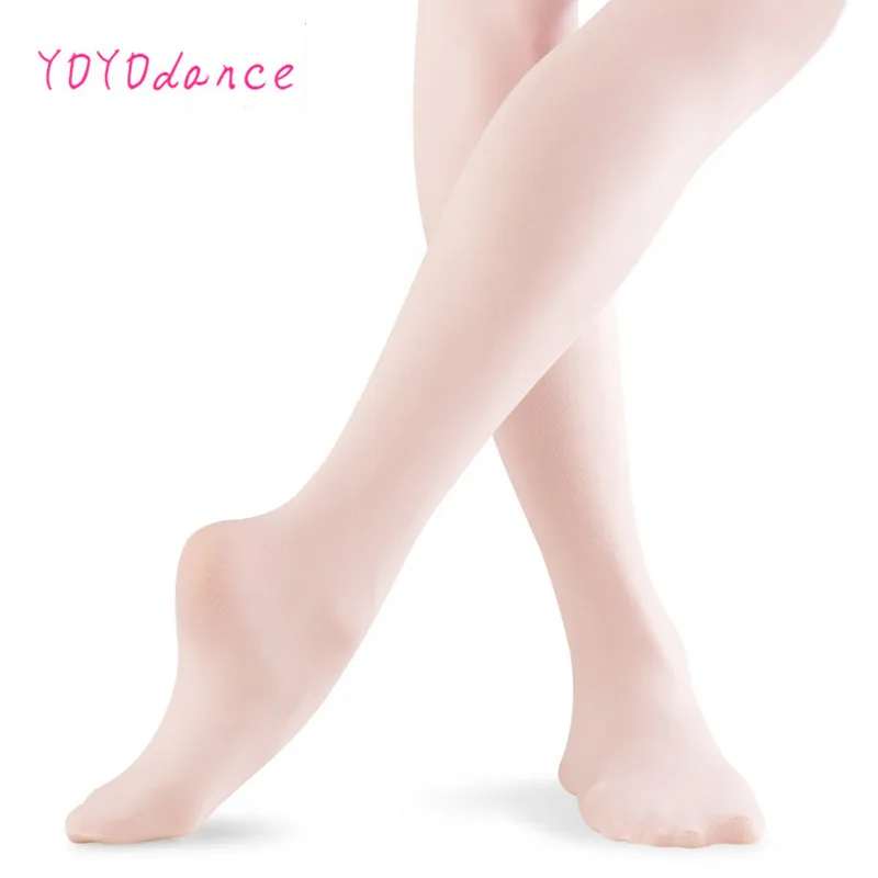 

Quality European Pink Comfortable Ballet Dance Convertible Tights Adults Girls Nylon Spandex Untransparent Stocking Women 6072