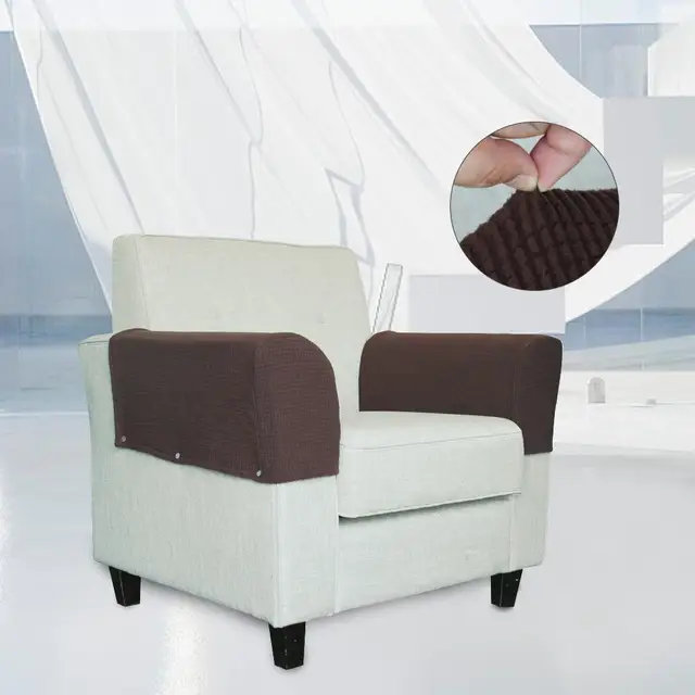Us 12 54 23 Off Sofa Armrest Cover Double Sided Niblet Stretch Covers Elastic In From Home Garden On