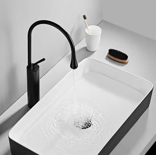 New Style Black/White kitchen faucet 360 Rotate Sink tap Chrome Basin kitchen tap Kitchen