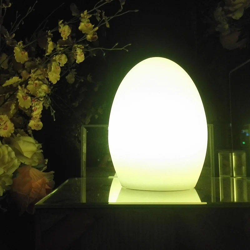 2 egg LED table lamp