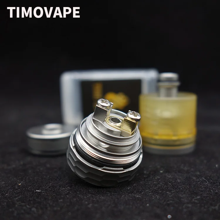 1pc 3.5ML Hussar The End Style RTA 22MM Rebuildable Tank Atomizer 316 Stainless Steel With Free One 510 Drip Tip 1pc 3.5ML Hussar The End Style RTA 22MM Rebuildable Tank Atomizer 316 Stainless Steel With Free One 510 Drip Tip
