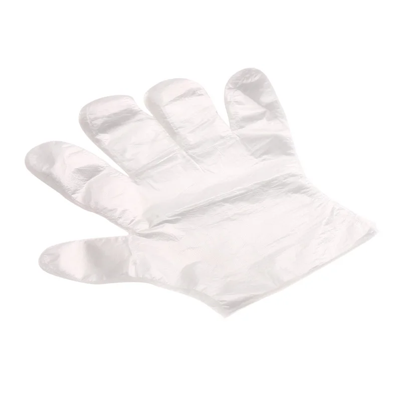 

100pcs/Set Eco-friendly Disposable Gloves One-off Plastic Gloves For Kitchen Food/Cleaning/Cooking/BBQ Processing Supplies