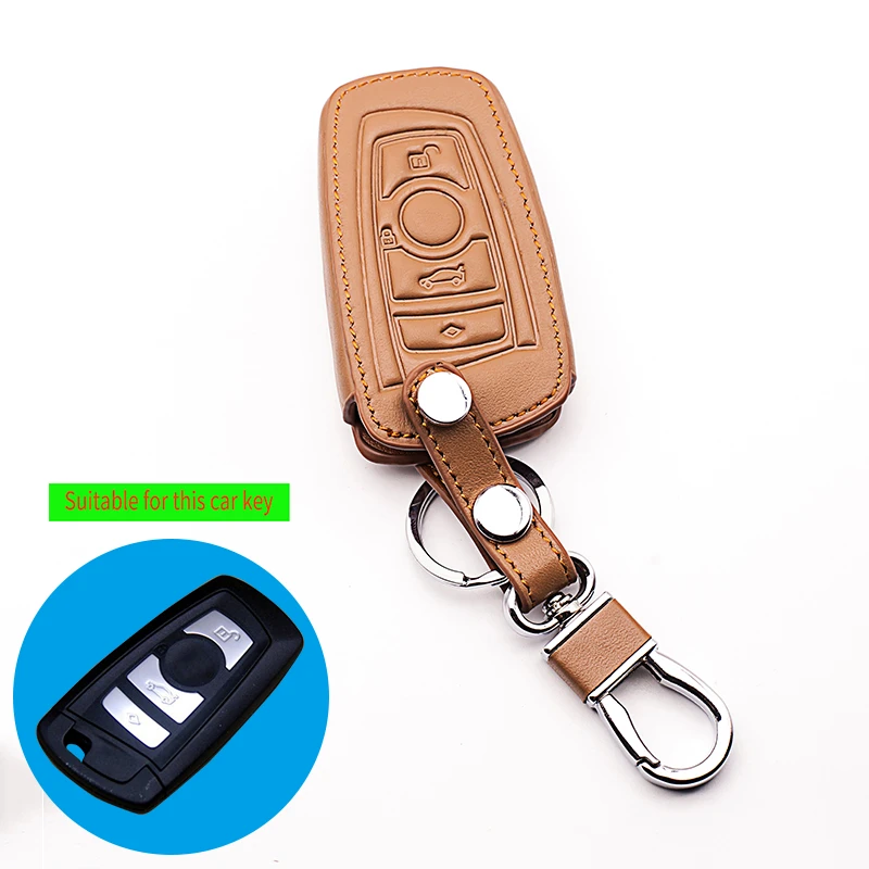 Leather car key cover Key cases for BMW e30 e36 e90 e60 e60 e38 e36 e63