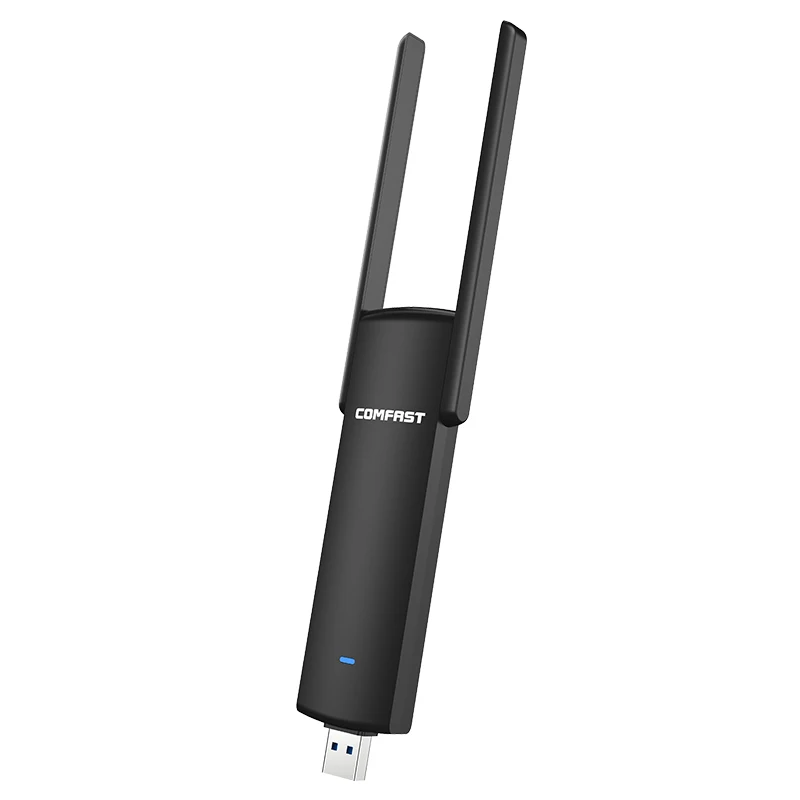 Comfast высокой мощности Usb Wifi адаптер 1200 Мбит/с 2,4G+ 5,8 ГГц двухдиапазонный Wi-Fi ключ AC сетевой карты удлинитель антенна A CF-926AC