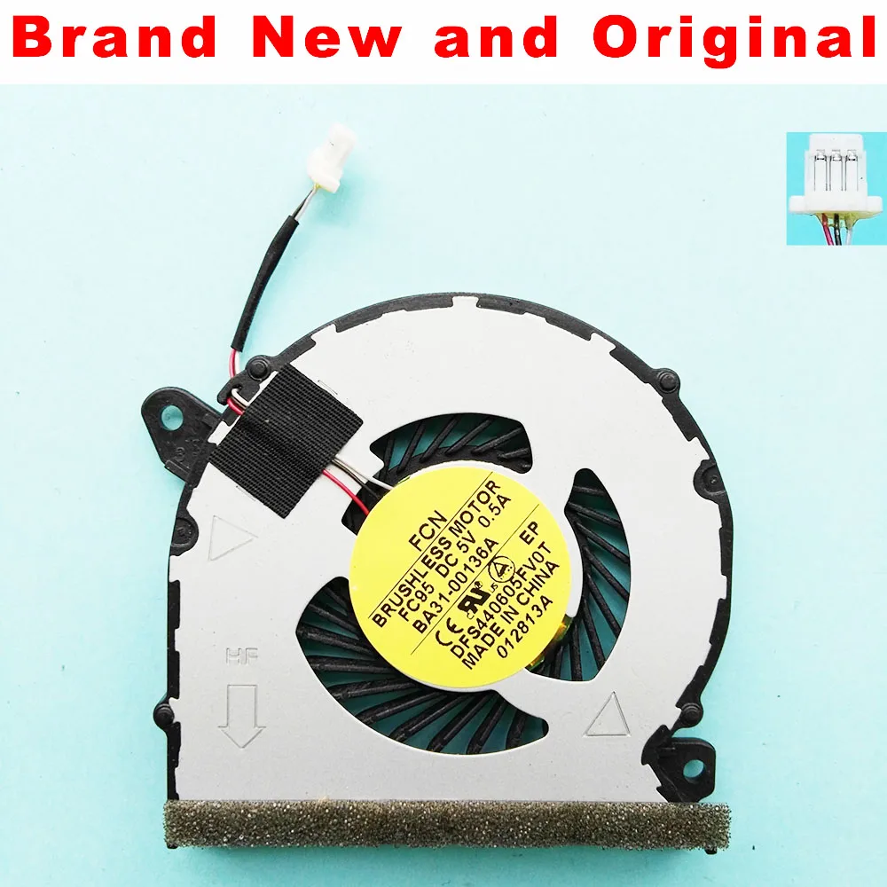 

New cpu fan For Samsung NP535U4E NP540U4E NP740U3E NP740U3C NP530U4E 530U4E cooling fan cooler DFS440605FV0T FC95 BA31-00136A