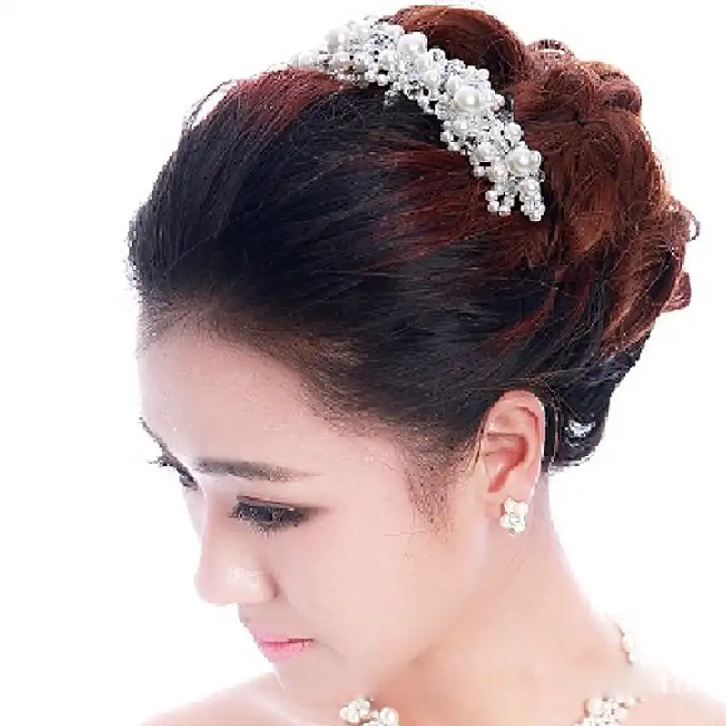 Wedding Hair Accessories For Bride Hairpins Beautiful Crystal