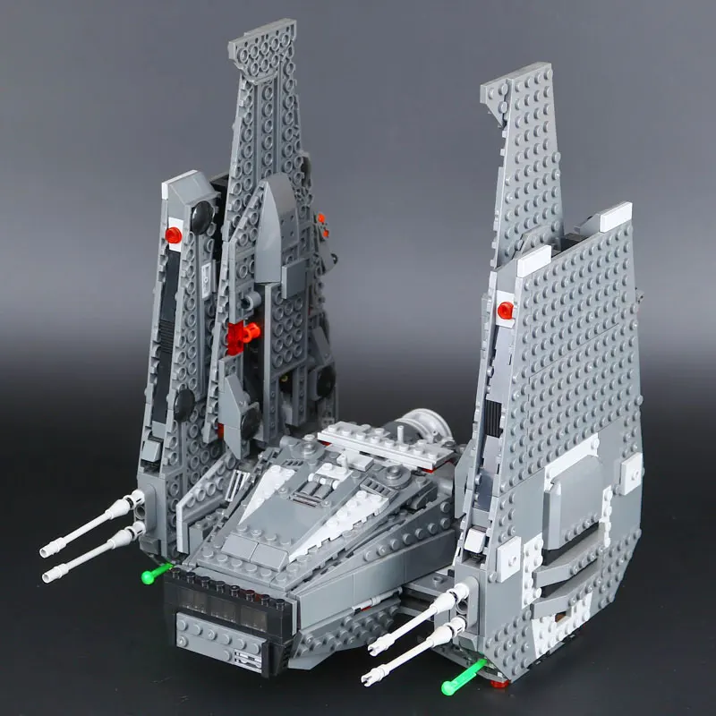 

In Stock star LEPIN wars 05006 Command Shuttle Kylo Ren Building Blocks Kids Educational Christmas legoINGlys 75104 birthday